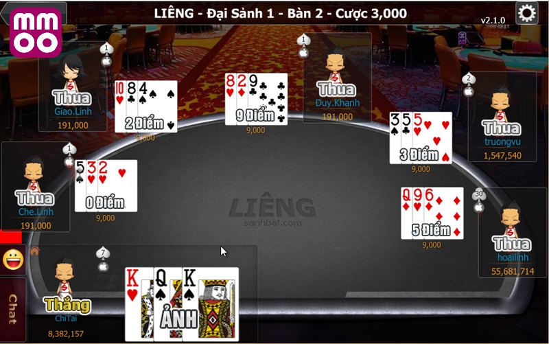 Kinh nghiệm chơi bài liêng MMOO từ chuyên gia