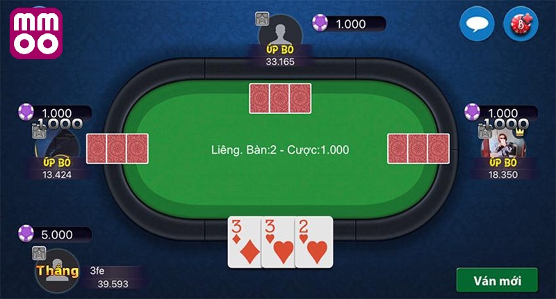 Luật chơi cơ bản của bài liêng MMOO